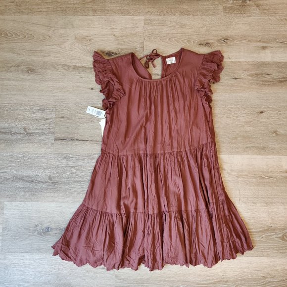 Wilfred Dresses & Skirts - Aritzia WILFRED Dress, Sidonie Tiered Dusty Rose XXS